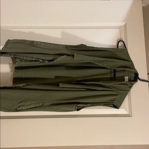 TIME AND TRU GREEN CARDIGAN VEST